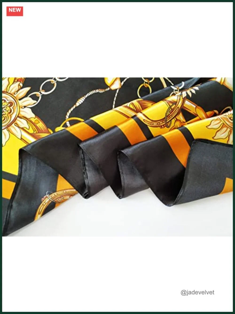 Satin Head Scarf for Women Silk Feel Hair Wrap Square Bandana Scarf